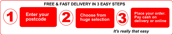 order takeaway in 3 steps